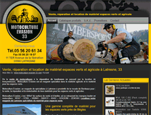 Tablet Screenshot of motoculture-evasion-33.com